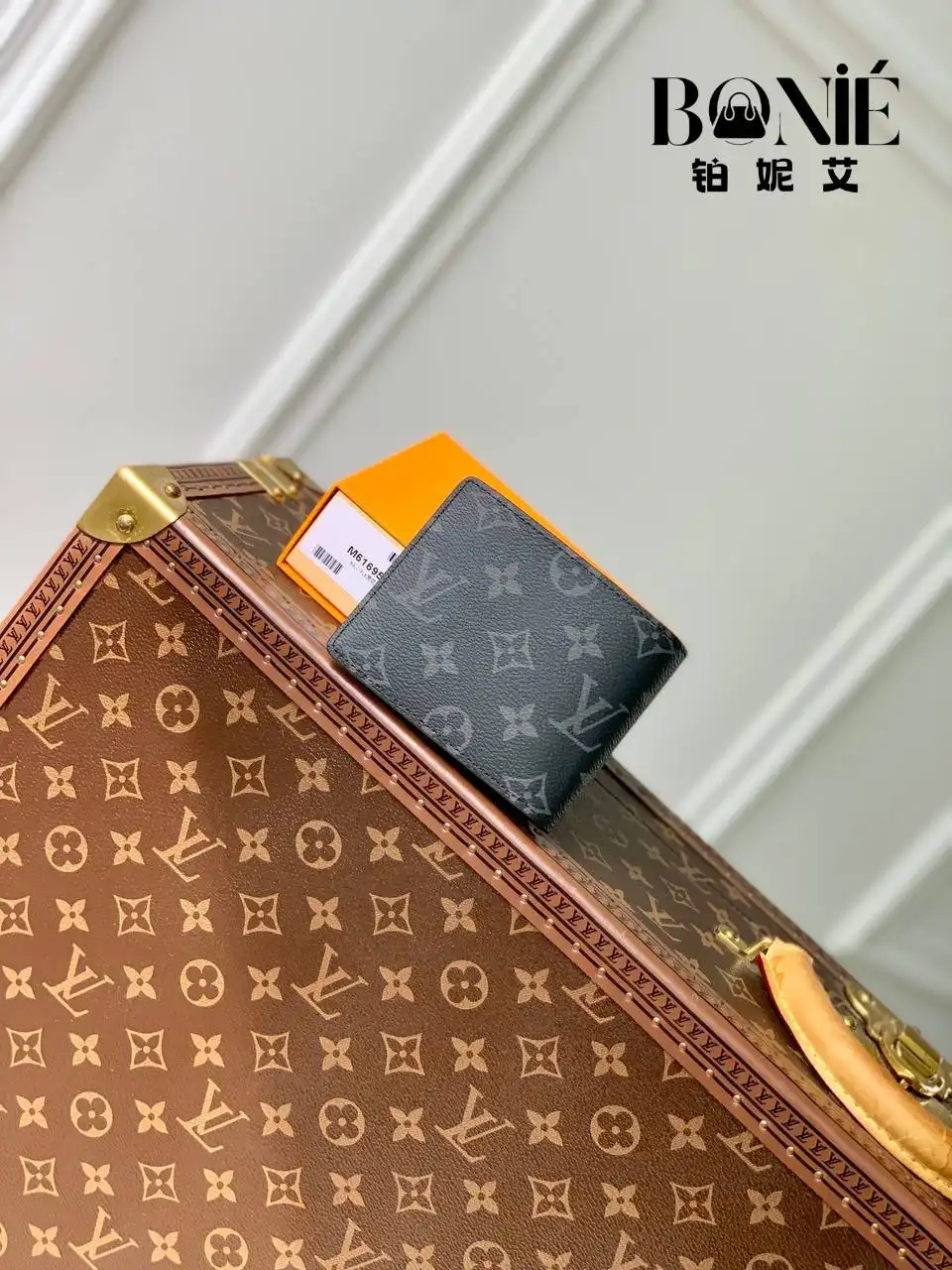 M61695 - Louis Vuitton Monogram Eclipse Multiple 钱夹