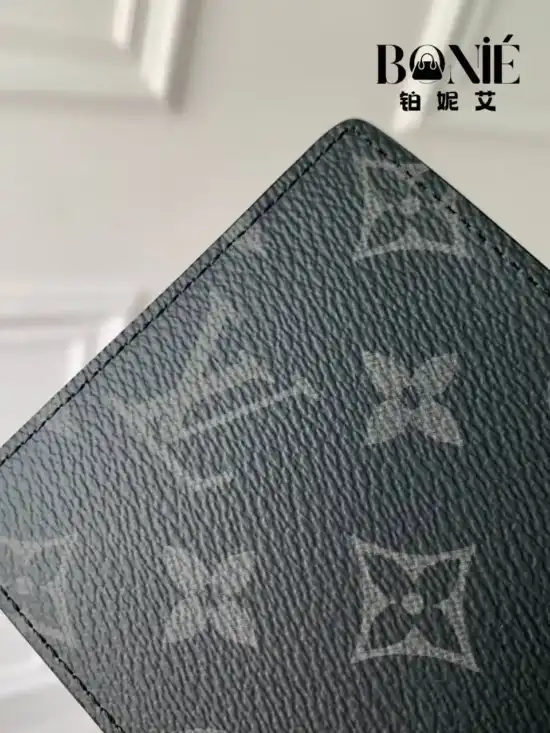 M61695 - Louis Vuitton Monogram Eclipse Multiple 钱夹 - Image 7
