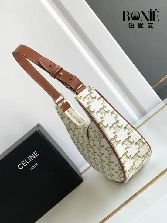 114492BZJ.04LU - CELINE Triomphe Canvas Bag - Image 2