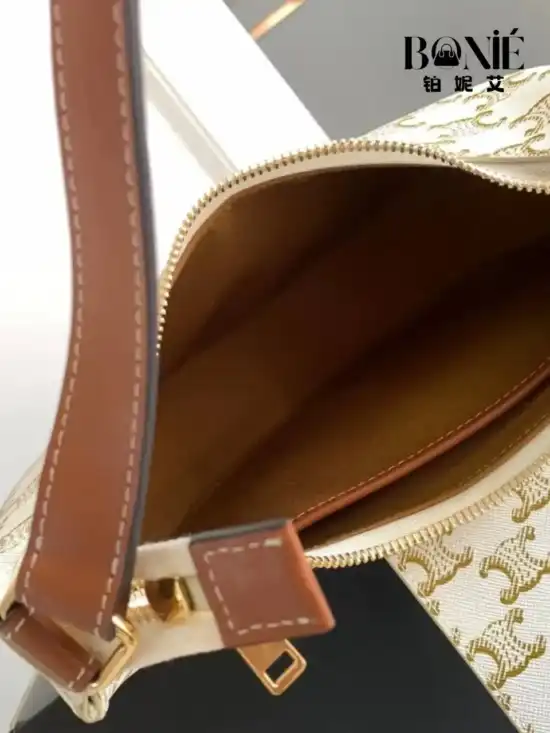 114492BZJ.04LU - CELINE Triomphe Canvas Bag - Image 9