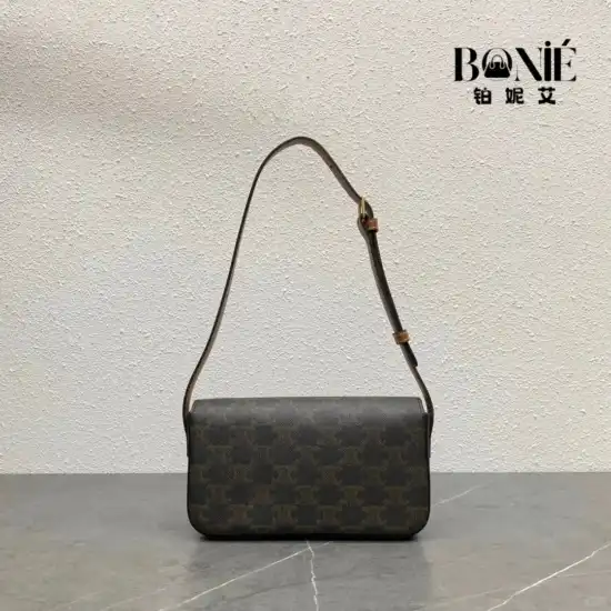 194142 - CELINE Triomphe Canvas Bag - Image 3